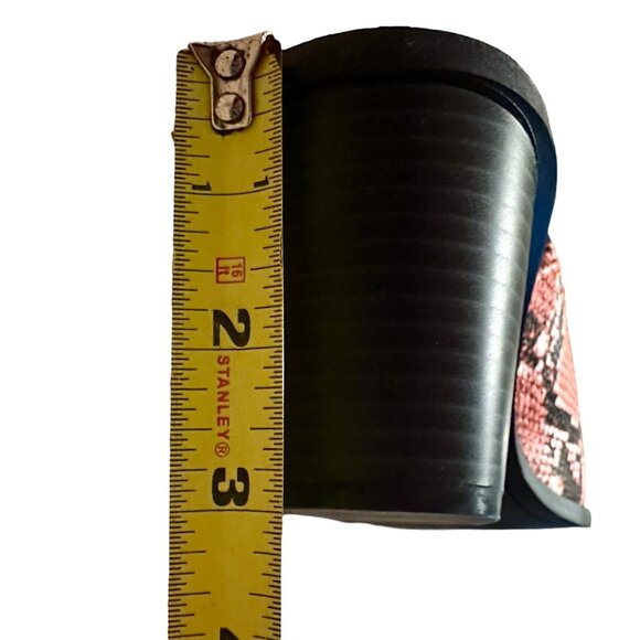 Just Fab Subtle Sophisticated Mule Faux Snakeskin Size 9 - Picture 6 of 6